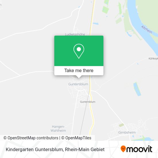Карта Kindergarten Guntersblum