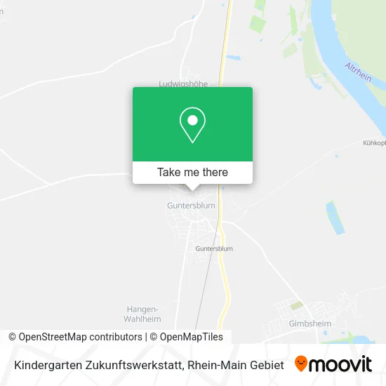 Карта Kindergarten Zukunftswerkstatt