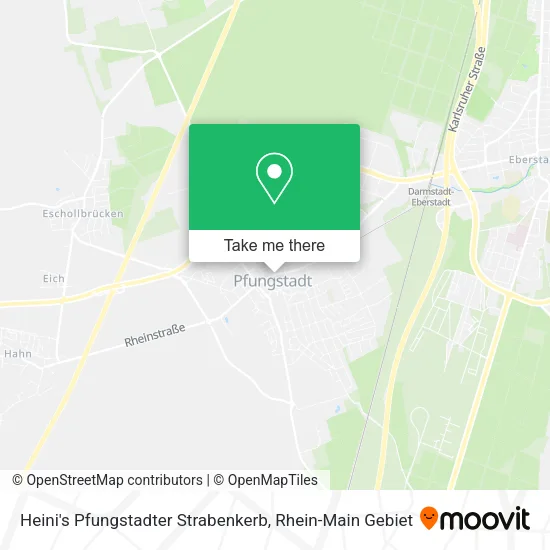 Карта Heini's Pfungstadter Strabenkerb