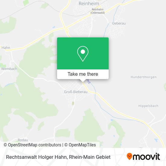 Карта Rechtsanwalt Holger Hahn