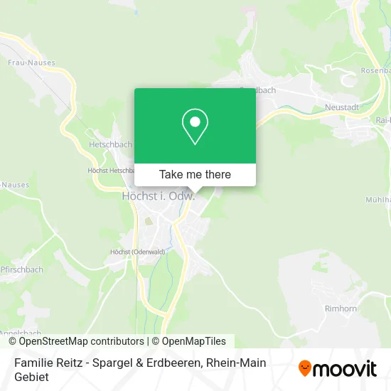 Карта Familie Reitz - Spargel & Erdbeeren