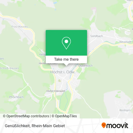 Карта Genüßlichkeit