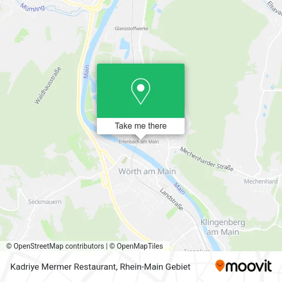 Карта Kadriye Mermer Restaurant