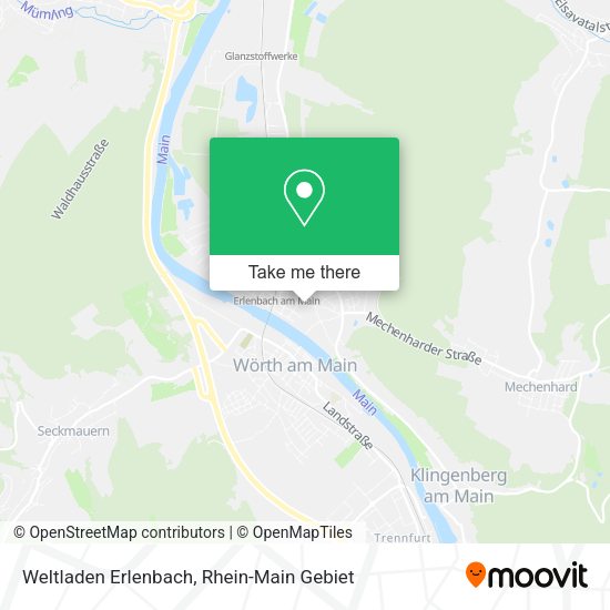 Карта Weltladen Erlenbach