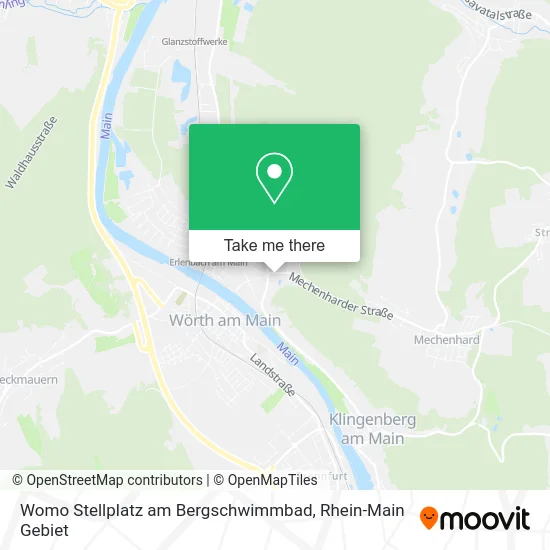 Карта Womo Stellplatz am Bergschwimmbad