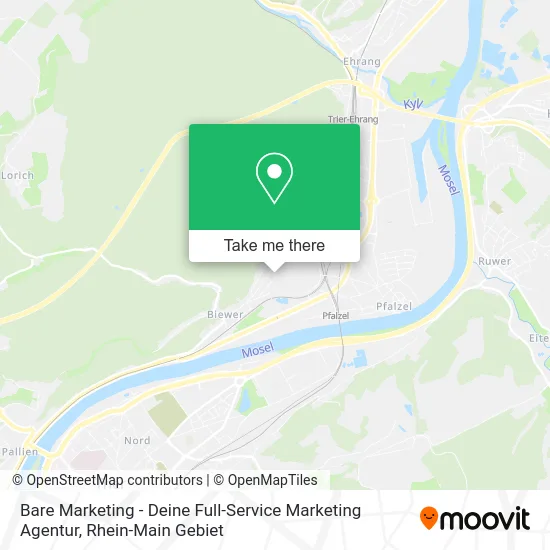 Карта Bare Marketing - Deine Full-Service Marketing Agentur
