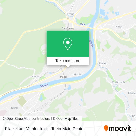 Карта Pfalzel am Mühlenteich