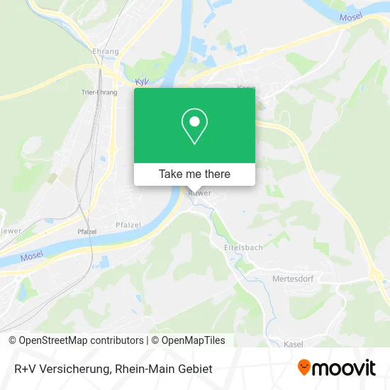 R+V Versicherung map