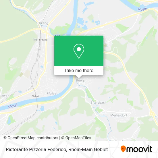 Карта Ristorante Pizzeria Federico
