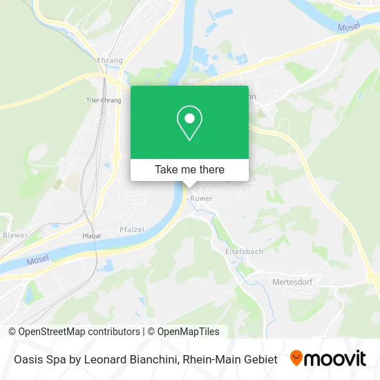 Карта Oasis Spa by Leonard Bianchini