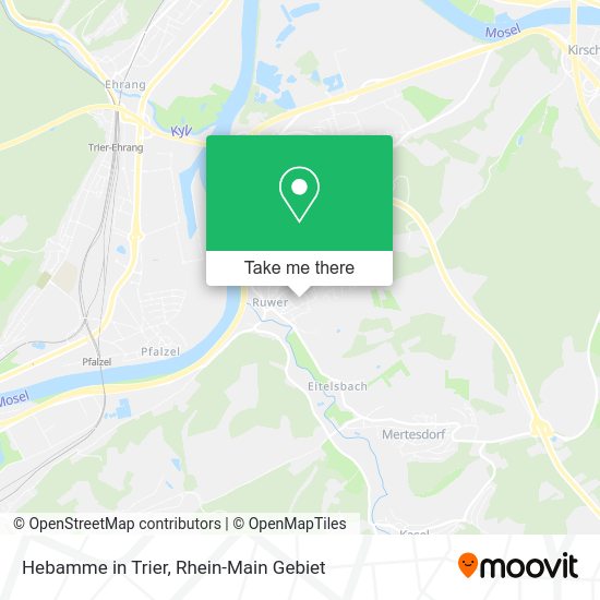 Карта Hebamme in Trier