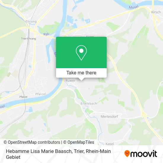 Карта Hebamme Lisa Marie Baasch, Trier