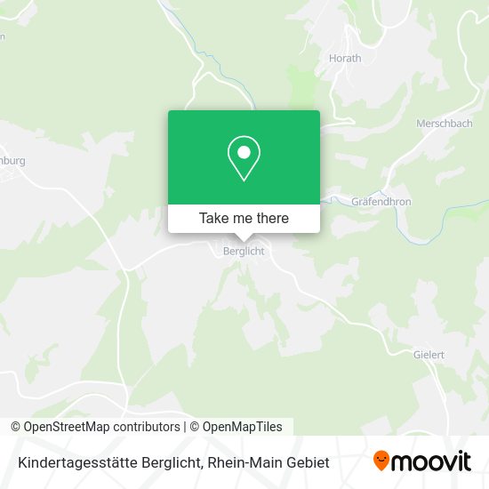 Карта Kindertagesstätte Berglicht