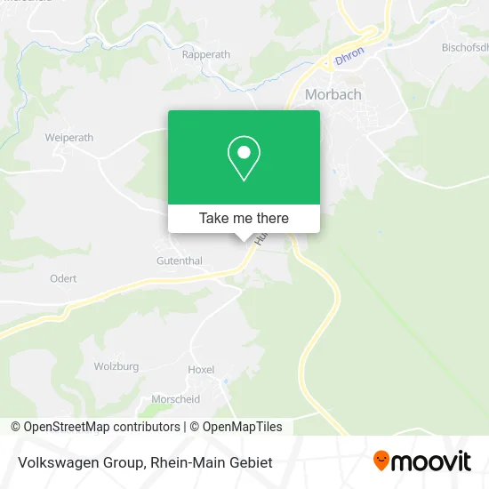 Карта Volkswagen Group