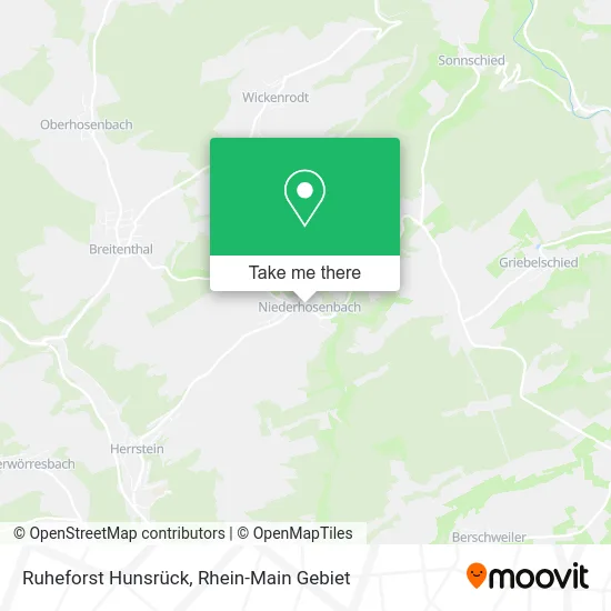 Карта Ruheforst Hunsrück