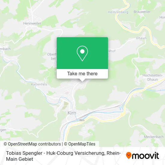 Карта Tobias Spengler - Huk-Coburg Versicherung