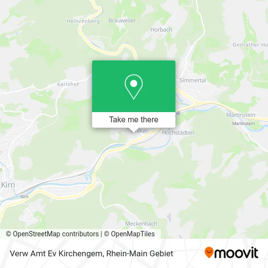 Карта Verw Amt Ev Kirchengem