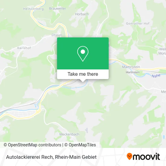 Карта Autolackiererei Rech