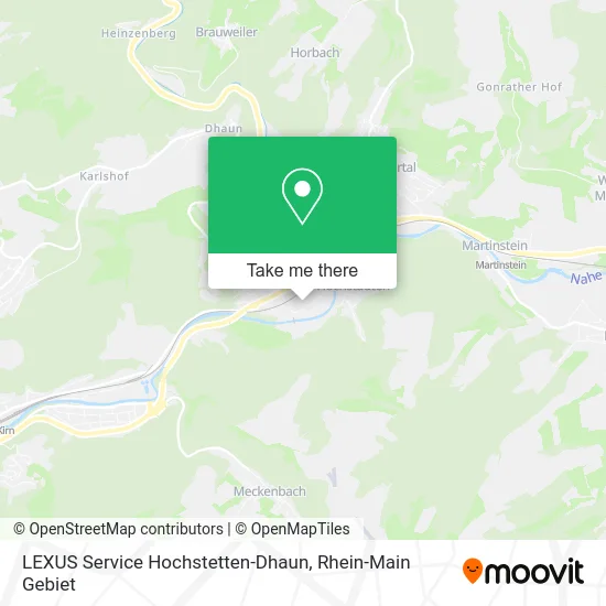 Карта LEXUS Service Hochstetten-Dhaun