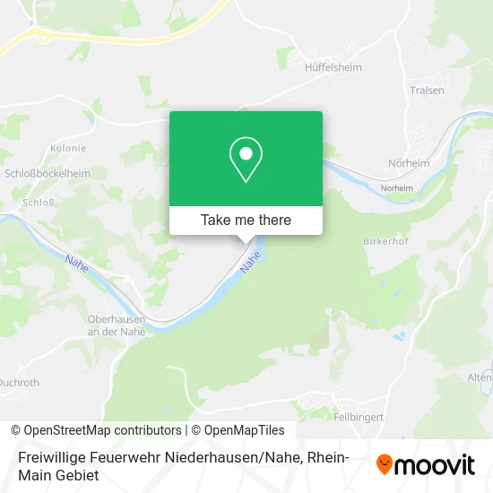 Карта Freiwillige Feuerwehr Niederhausen / Nahe