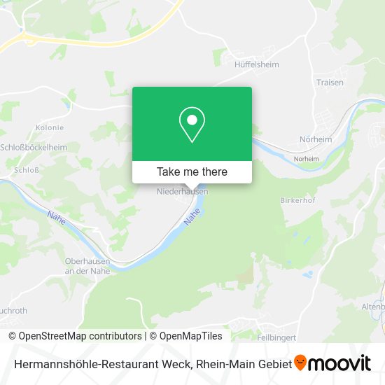 Карта Hermannshöhle-Restaurant Weck