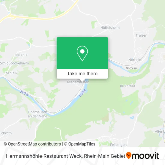 Карта Hermannshöhle-Restaurant Weck