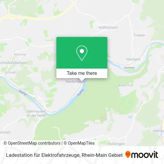 Карта Ladestation für Elektrofahrzeuge