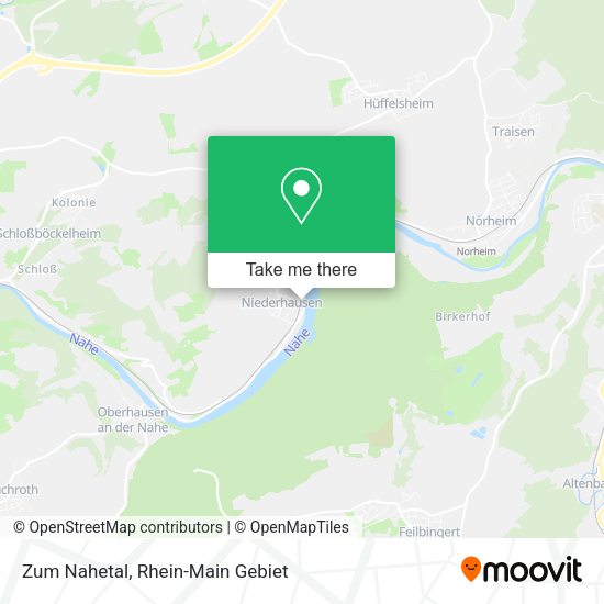 Карта Zum Nahetal