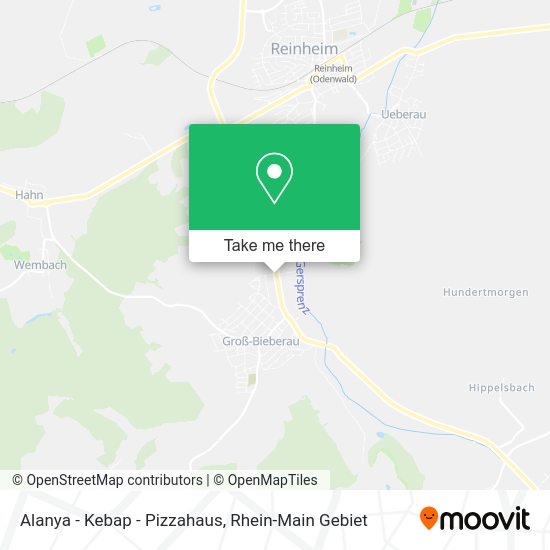 Карта Alanya - Kebap - Pizzahaus