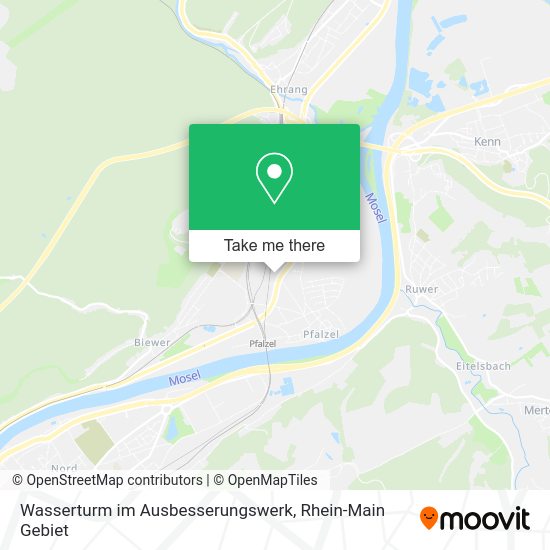 Wasserturm im Ausbesserungswerk map