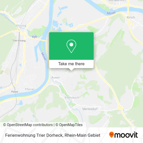 Карта Ferienwohnung Trier Dorheck