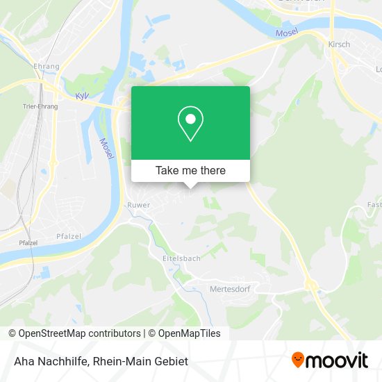 Карта Aha Nachhilfe