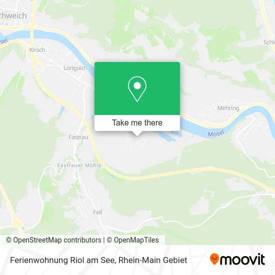 Карта Ferienwohnung Riol am See