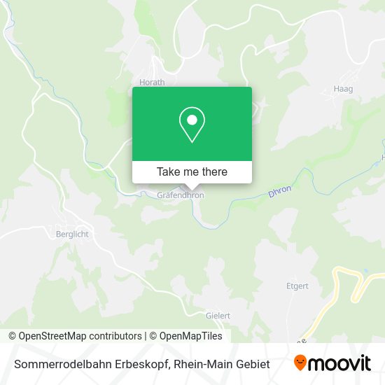 Карта Sommerrodelbahn Erbeskopf