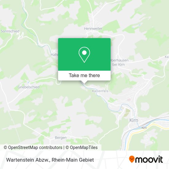 Карта Wartenstein Abzw.