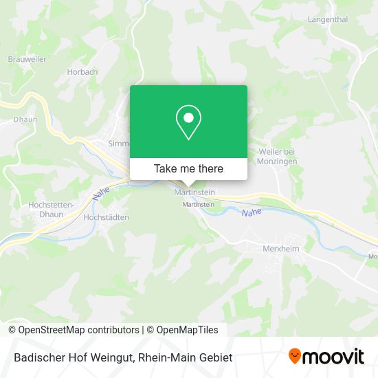 Карта Badischer Hof Weingut