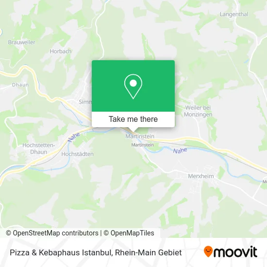 Карта Pizza & Kebaphaus Istanbul