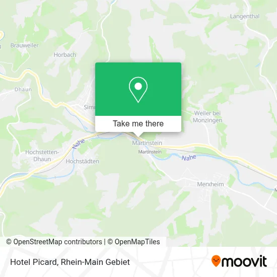 Hotel Picard map