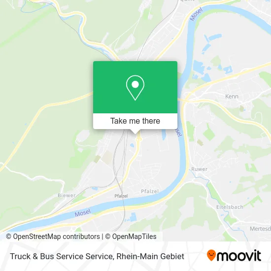 Карта Truck & Bus Service Service
