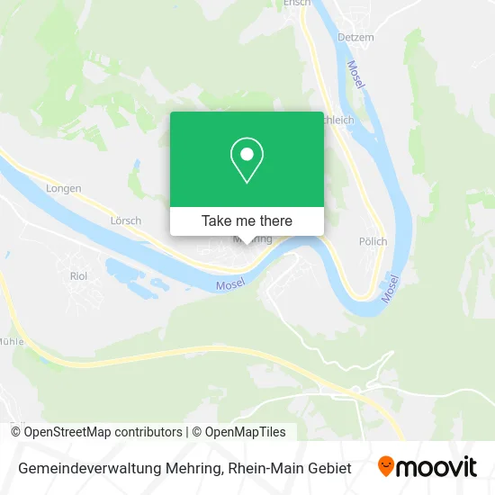 Карта Gemeindeverwaltung Mehring