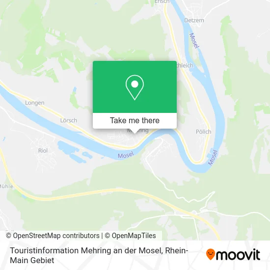 Карта Touristinformation Mehring an der Mosel
