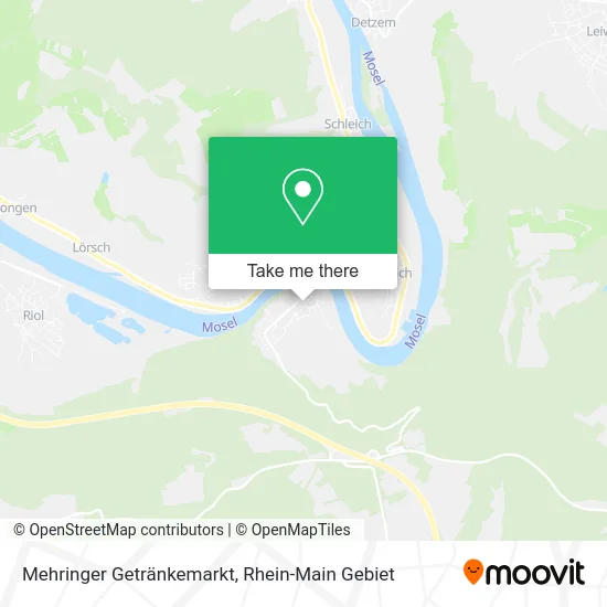 Карта Mehringer Getränkemarkt