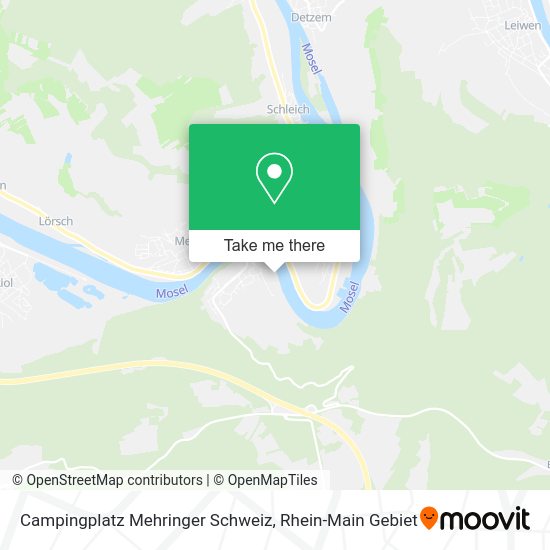 Карта Campingplatz Mehringer Schweiz