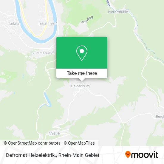 Карта Defromat Heizelektrik.