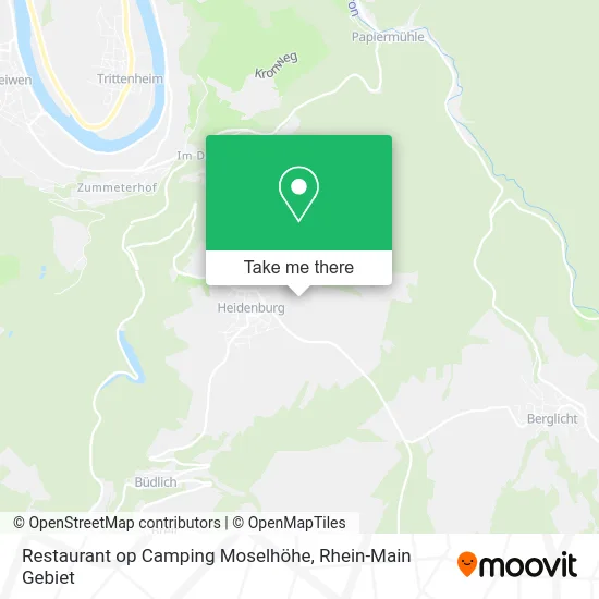 Карта Restaurant op Camping Moselhöhe