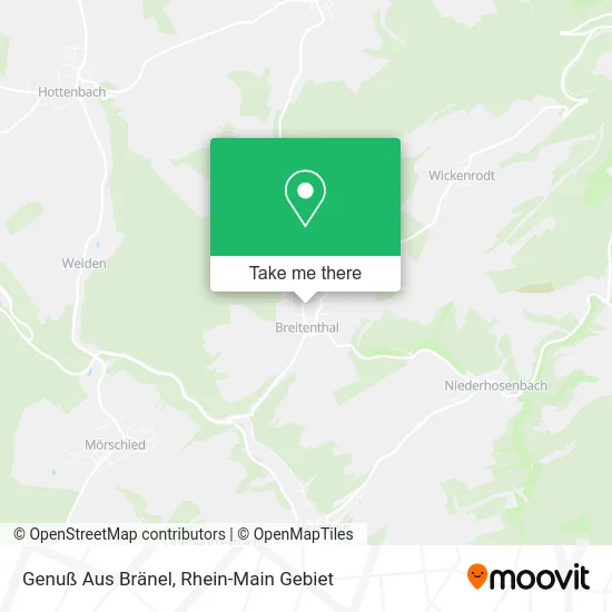 Карта Genuß Aus Bränel