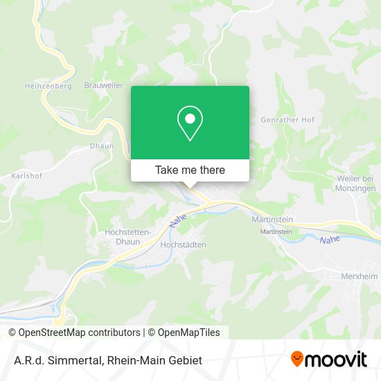 Карта A.R.d. Simmertal