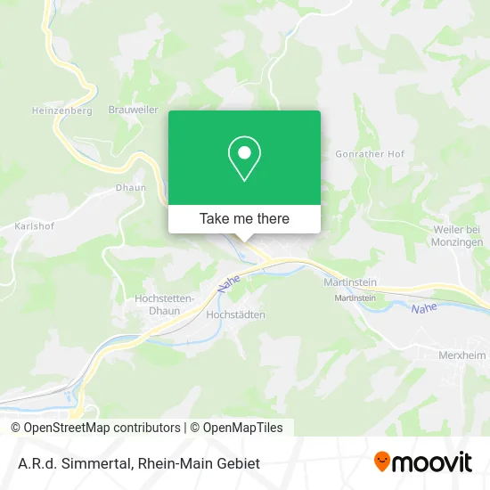 Карта A.R.d. Simmertal