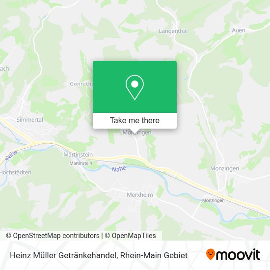 Карта Heinz Müller Getränkehandel