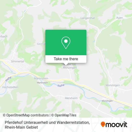 Карта Pferdehof Unterauerhell und Wanderreitstation